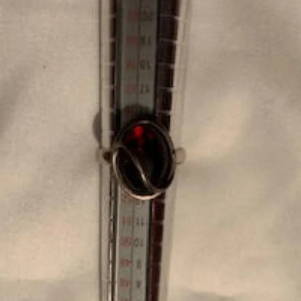 Beautiful custom made ring with Amber stone - Picture 8 of 10